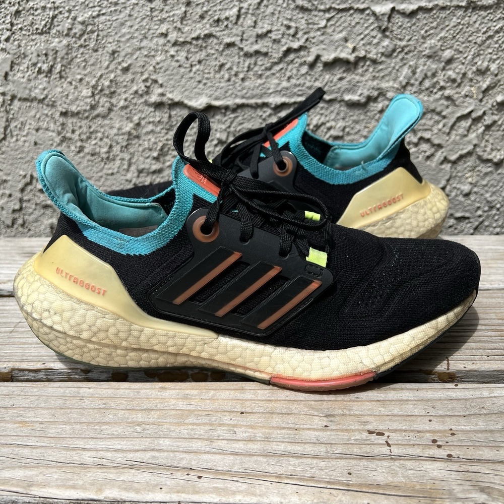 adidas Shoes Men Size 7 ultraboost 22 black athletic running‎ sneakers